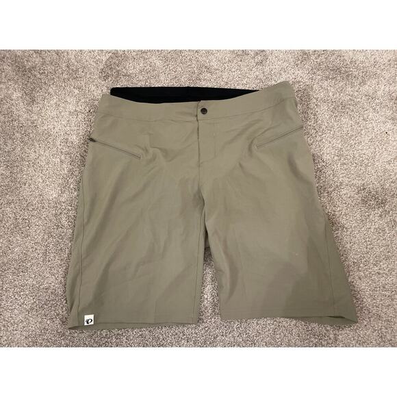Pearl Izumi Men's Khaki Cycling Padded Shell Shorts, 42 - Picture 1 of 9
